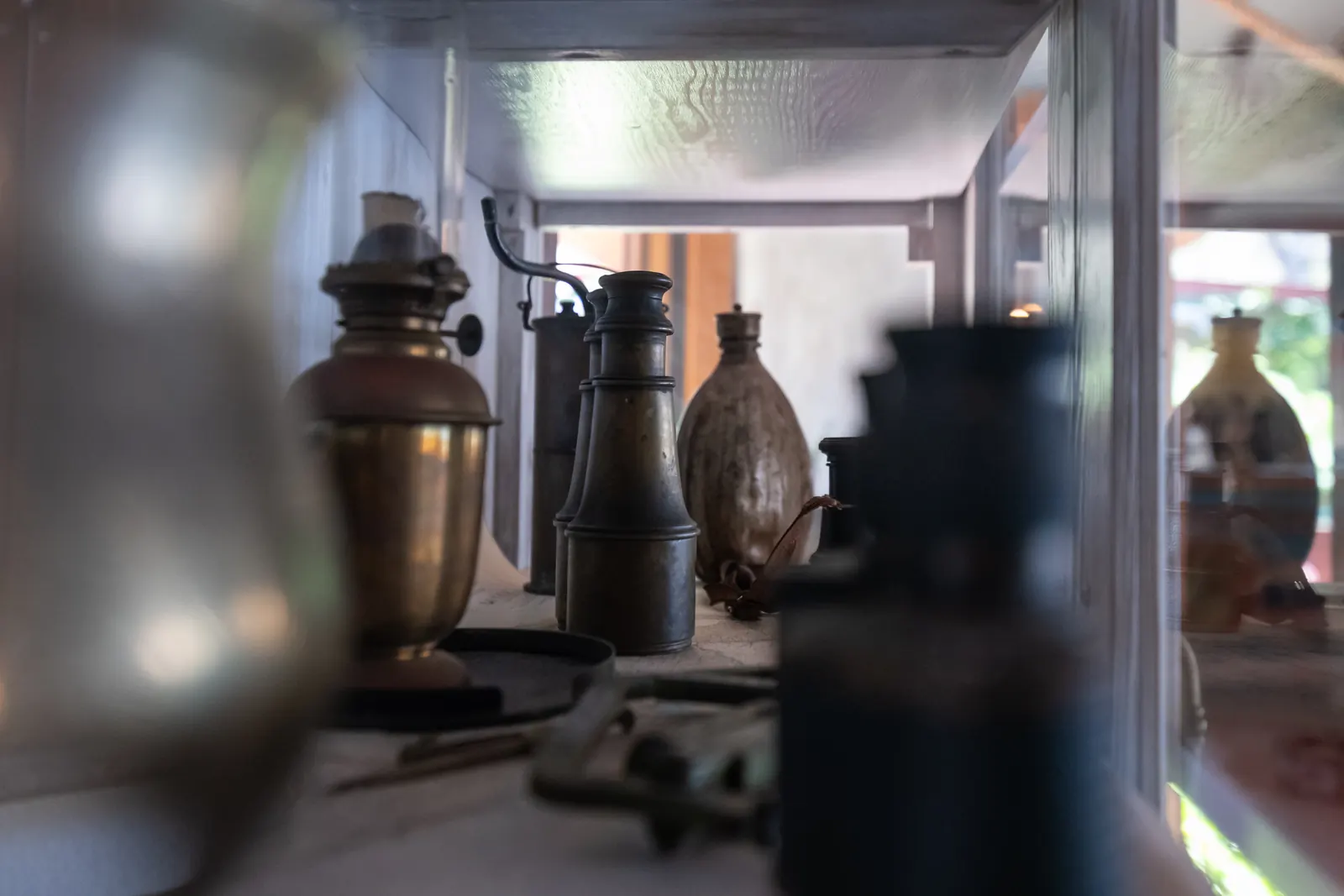 Old ship lanterns, tavern detail