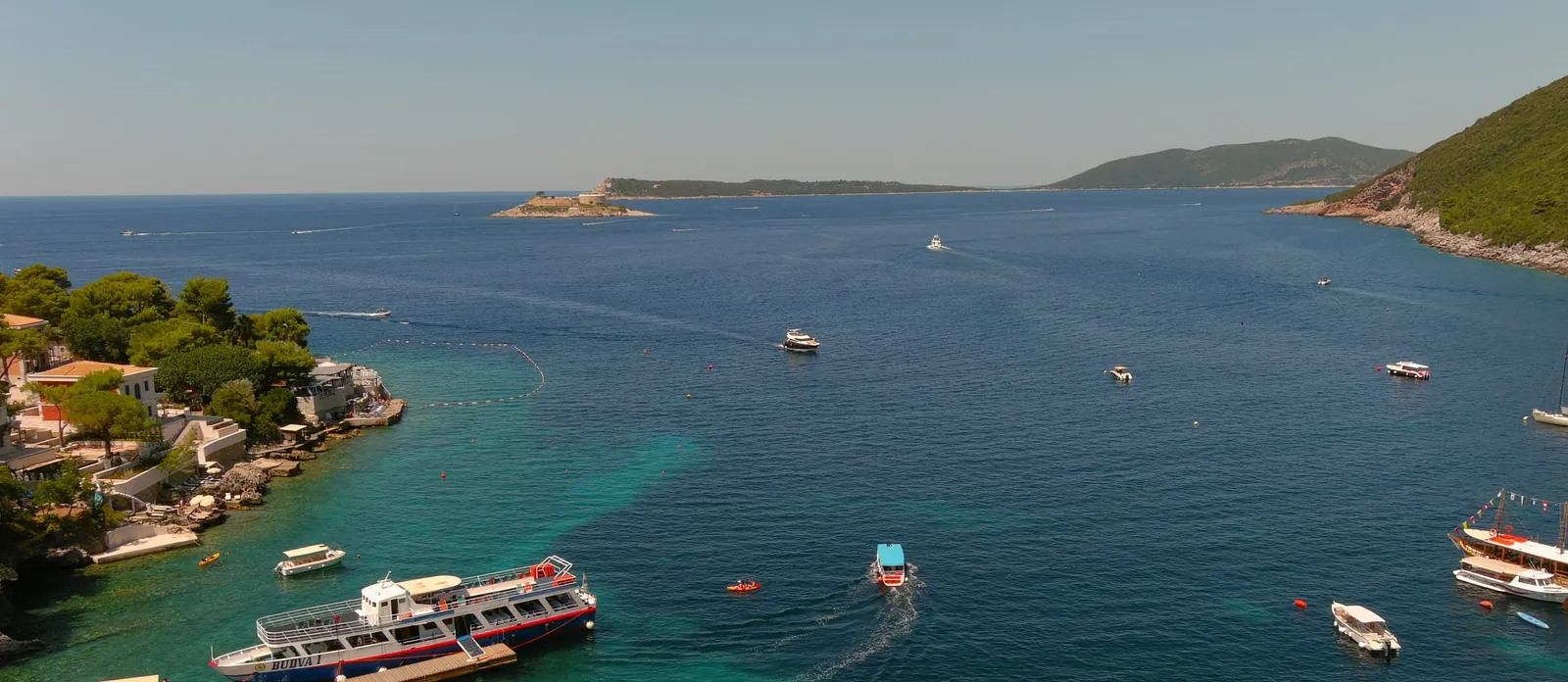 Boat trip from Žanjice to the Blue Cave and Mamula island