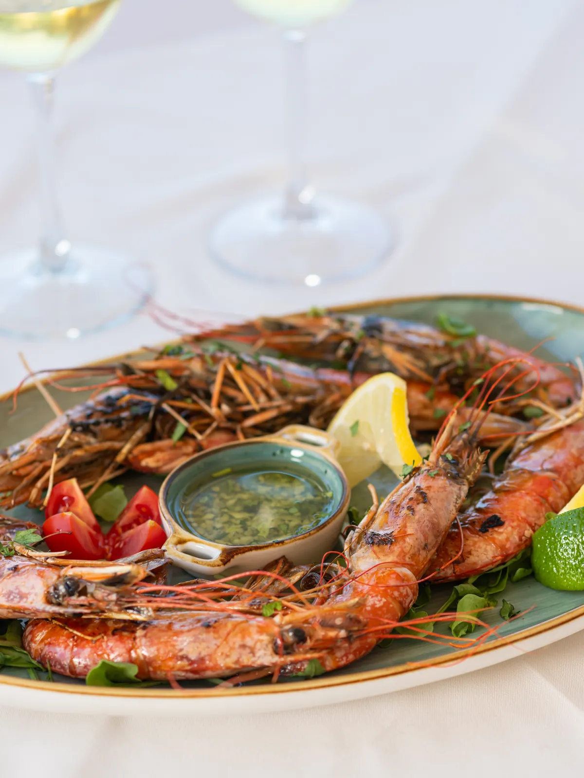 Seafood specialties of the Porto Adriatic restaurant, Žanjice beach